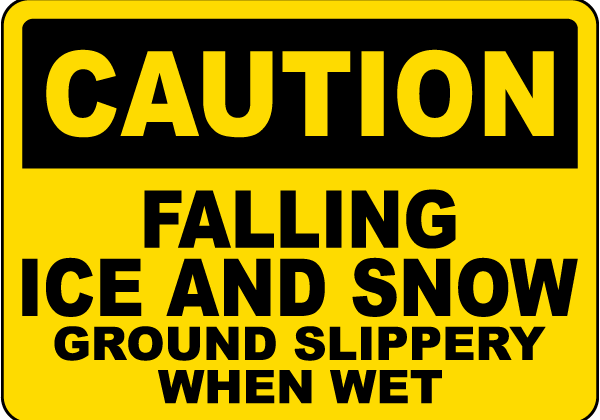 caution ice