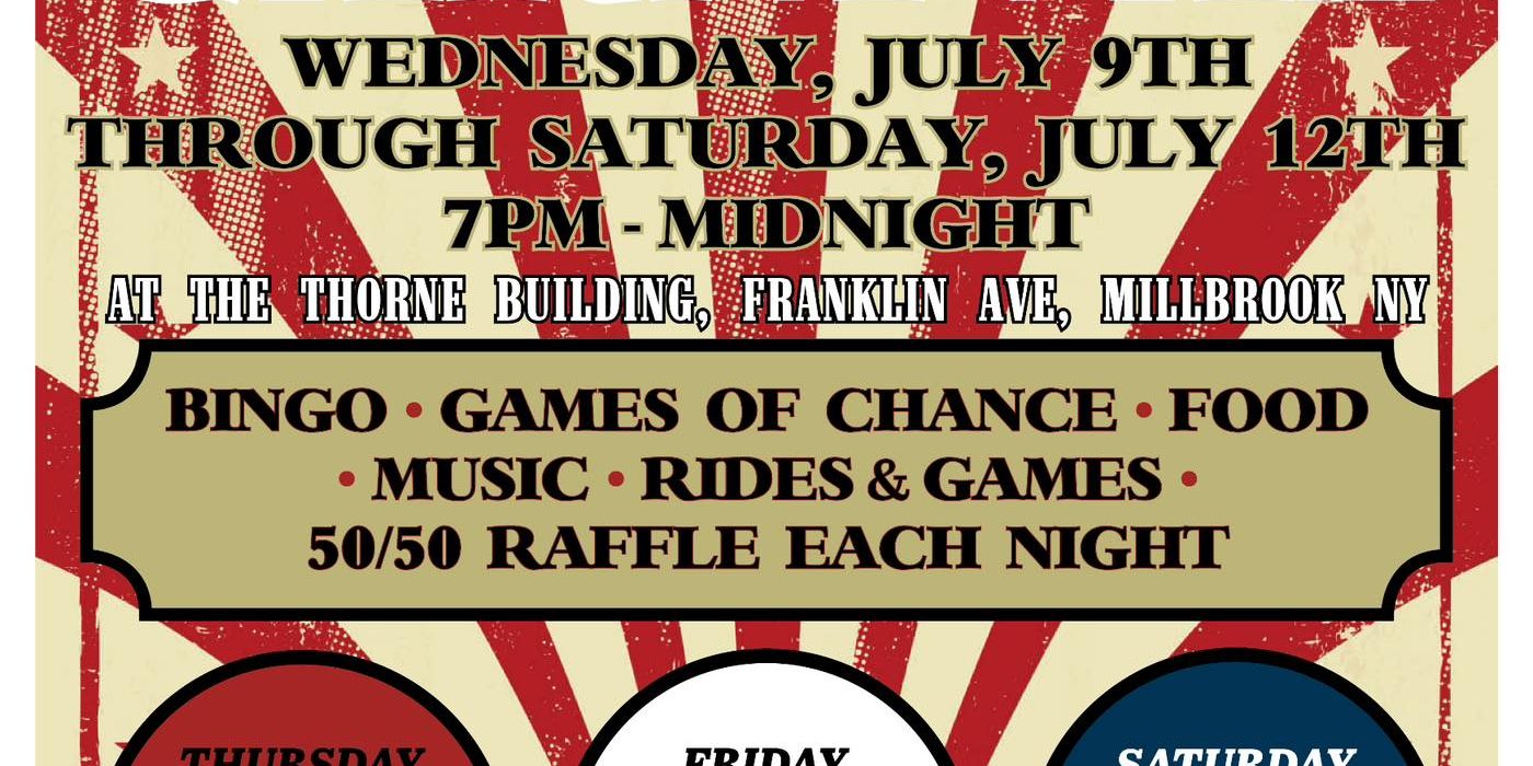 millbrook fire depat carnival 2025