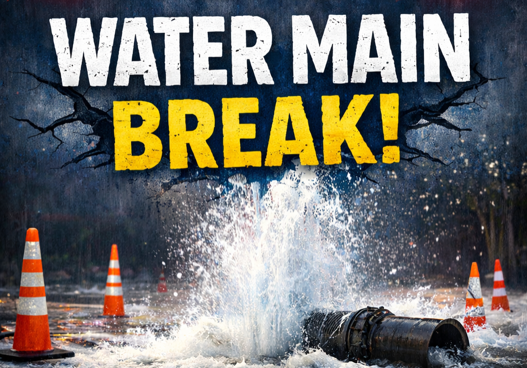 water main break