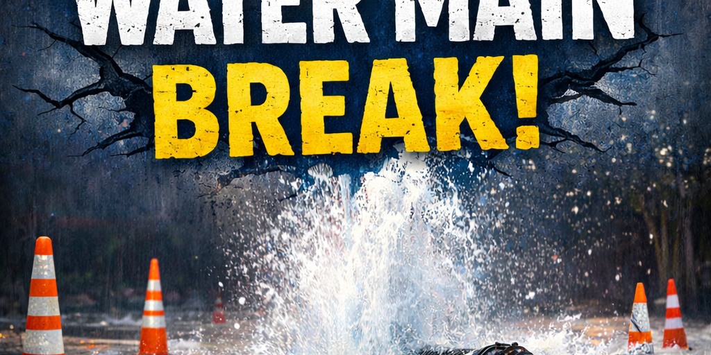 water main break